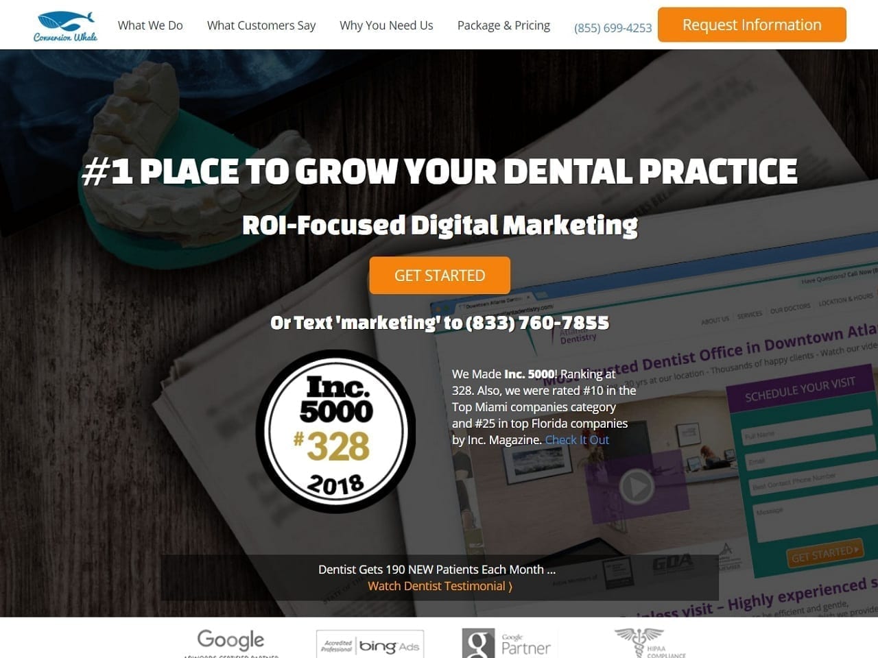 Conversionwhale.com Screenshot