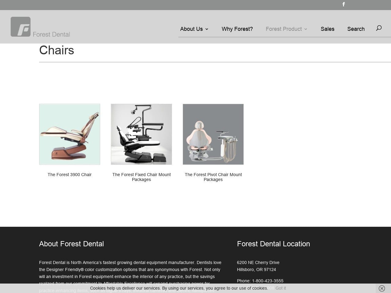 Forestdental.com Screenshot