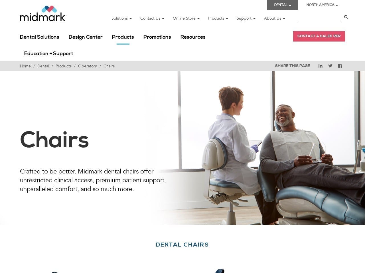 Midmark.com Screenshot