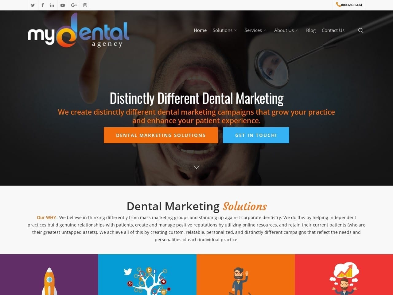 Mydentalagency.com Screenshot
