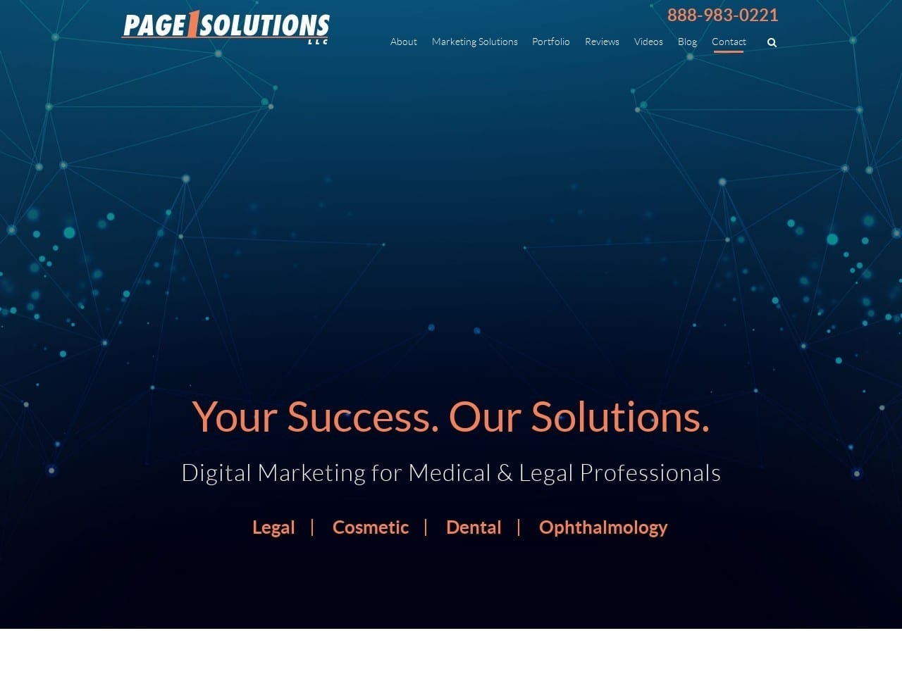 Page1solutions.com Screenshot