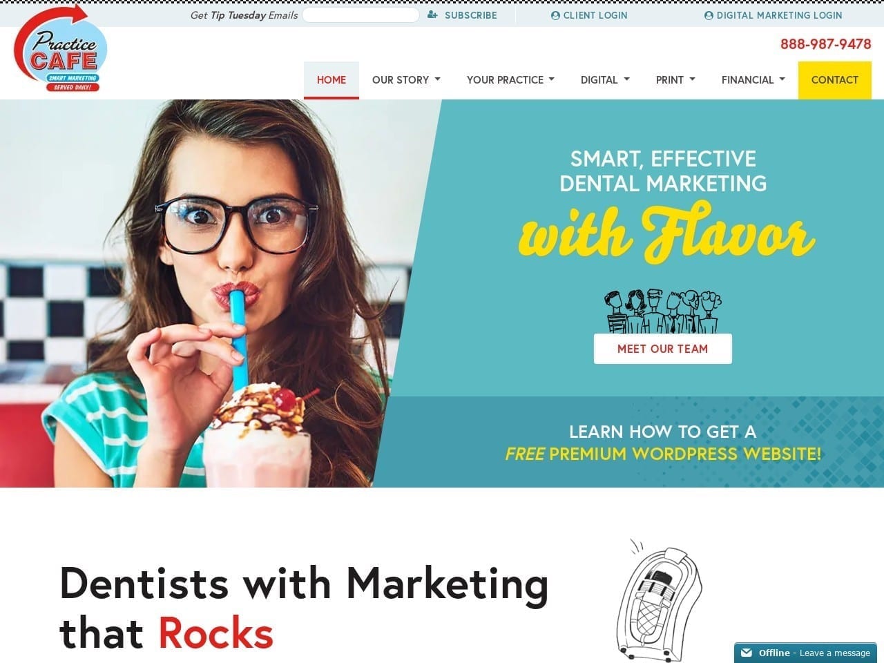Practicecafe.com Screenshot