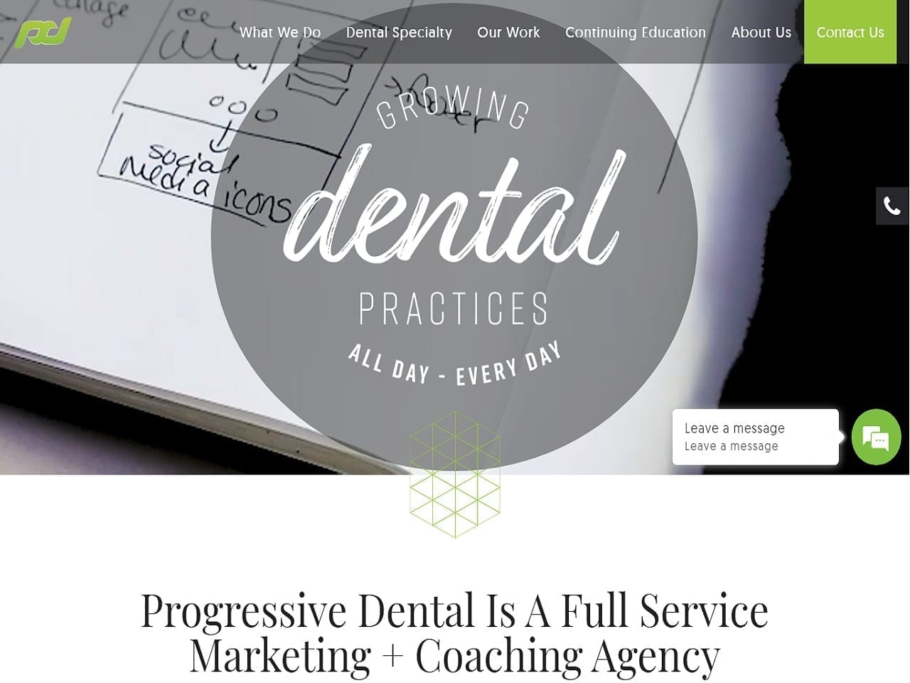 Progressivedentalmarketing.com Screenshot