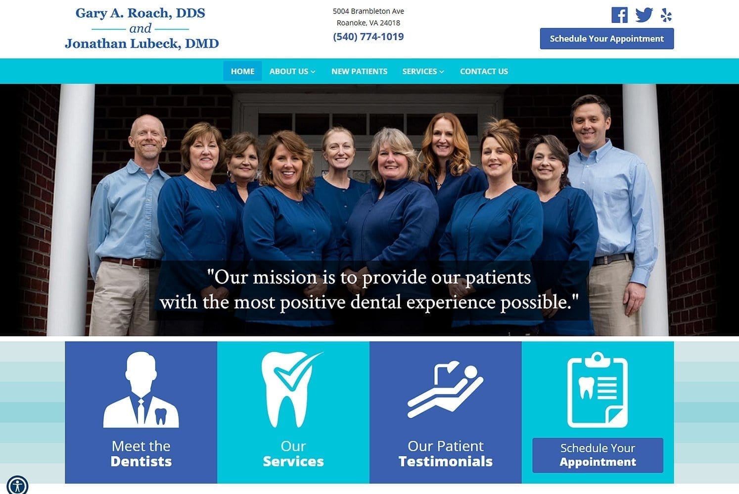 Website homepage screenshot of titanwebagency.com