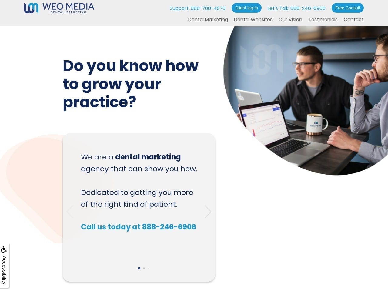 Weomedia.com Screenshot