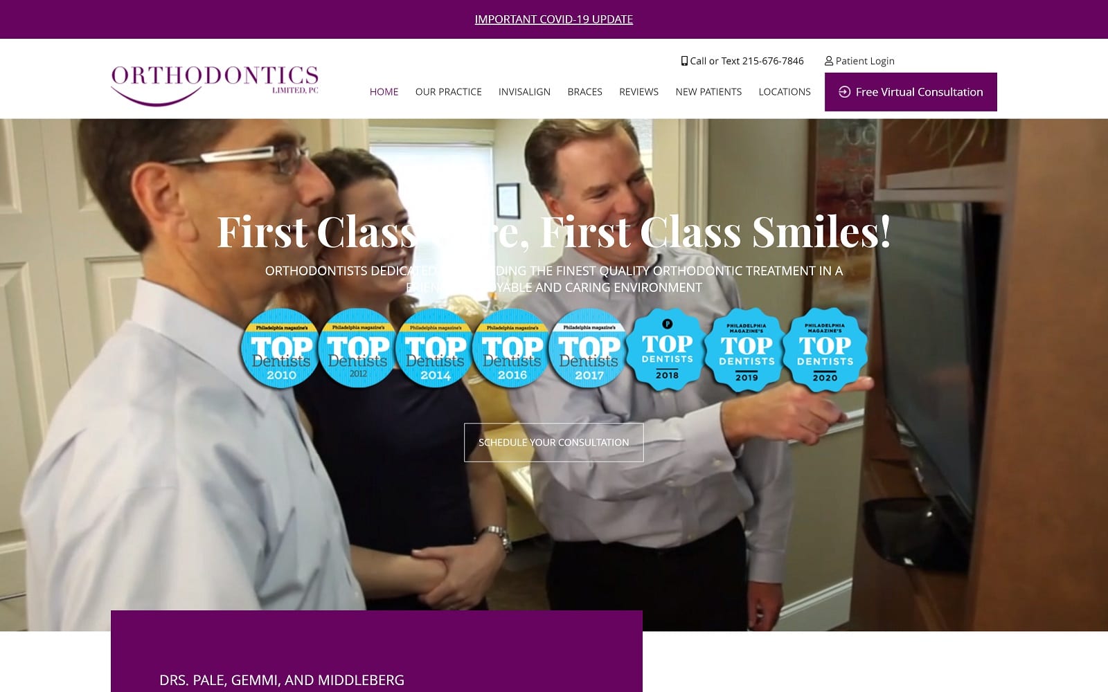 The Screenshot of Orthodontics Limited orthodonticslimited.com Website