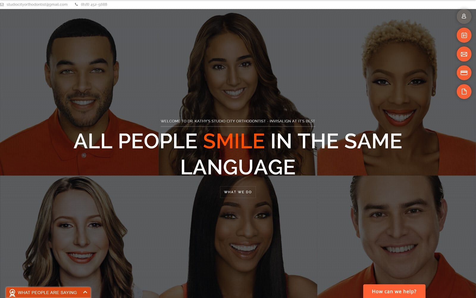 The Screenshot of Studio City Orthodontist orthodontiststudiocity.com Website