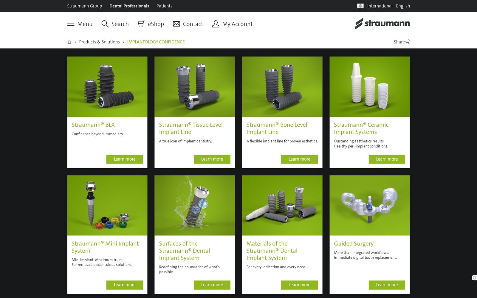 Straumann.com En Dental Professionals Products And Solutions Dental Implants