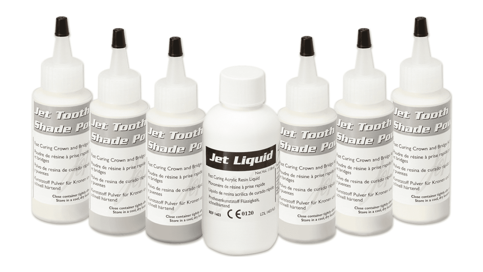 Jet Tooth Self Cure Acrylic Resign By Lang Dental