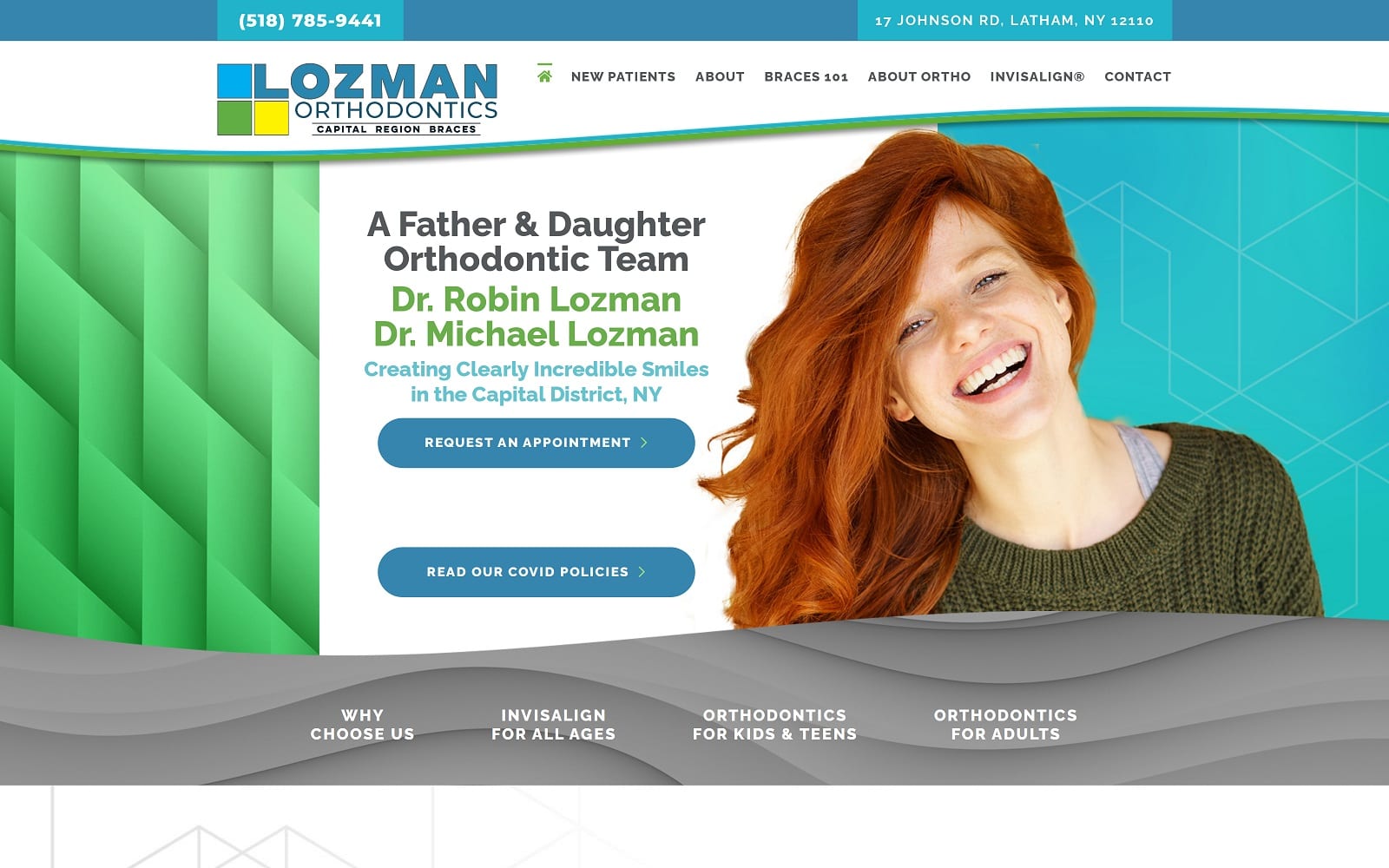 The Screenshot of Lozman Orthodontics capitaldistrictortho.com Website