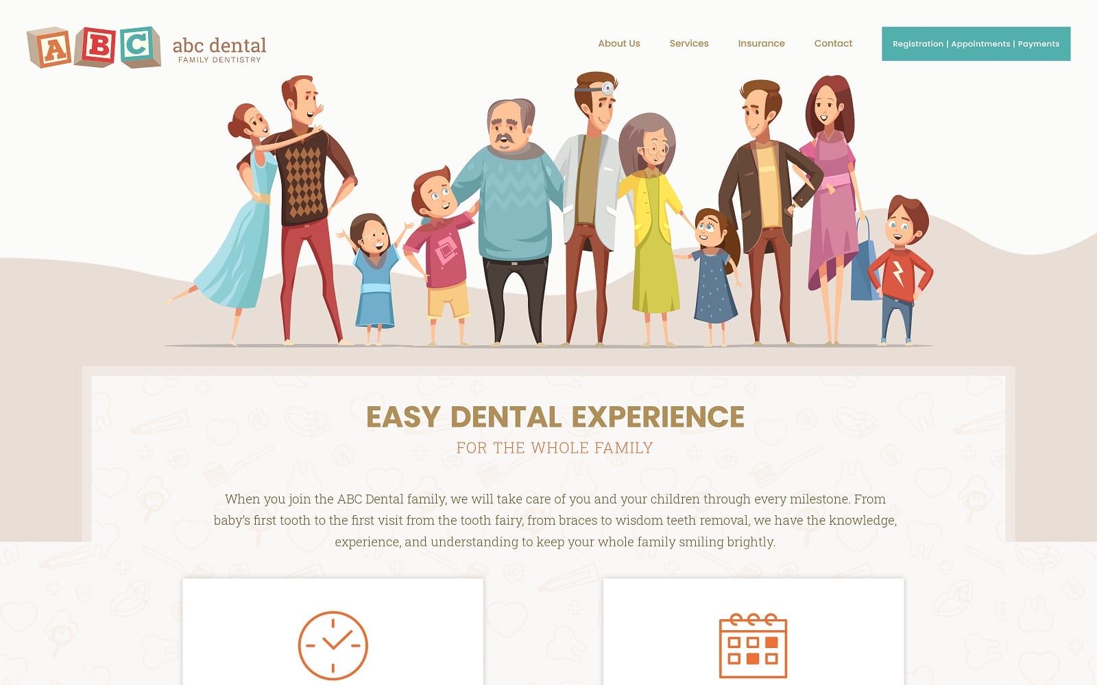 The Screenshot of ABC Dental Cosmetic Dentistry abcdentaltexas.com Website  
