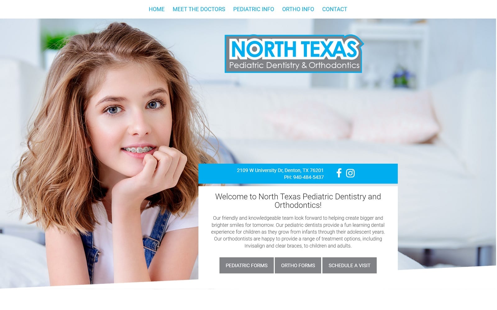 The Screenshot of North Texas Pediatric Dentistry & Orthodontics northtexaspdo.com Website