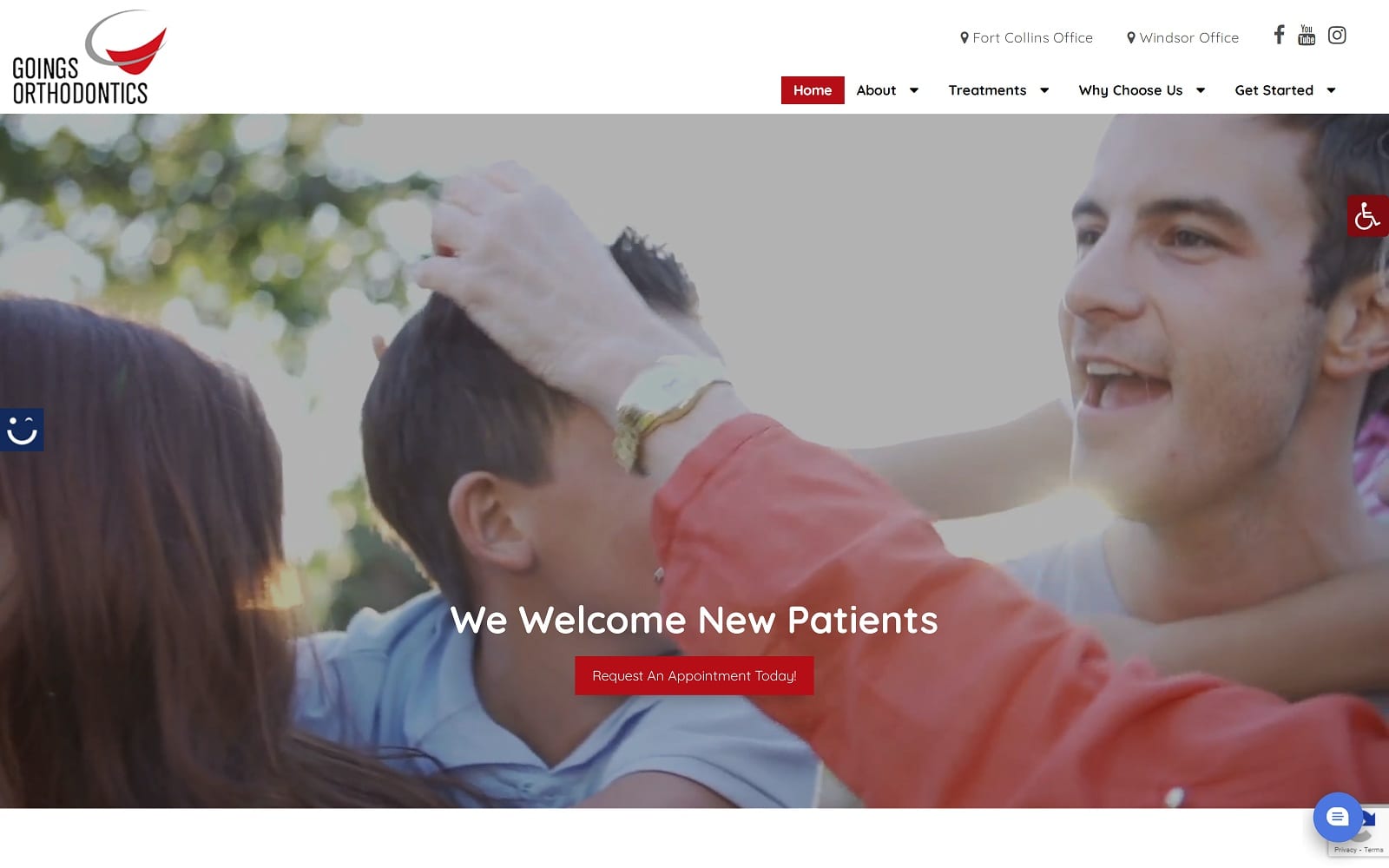 The Screenshot of Goings Orthodontics goingsorthodontics.com Website