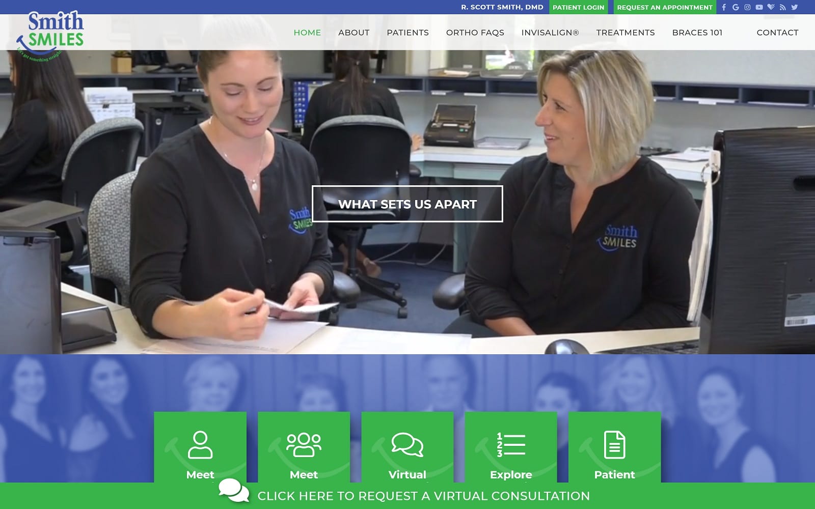 The Screenshot of Smith Smiles gotsmiles.net Dr. R. Scott Smith Website