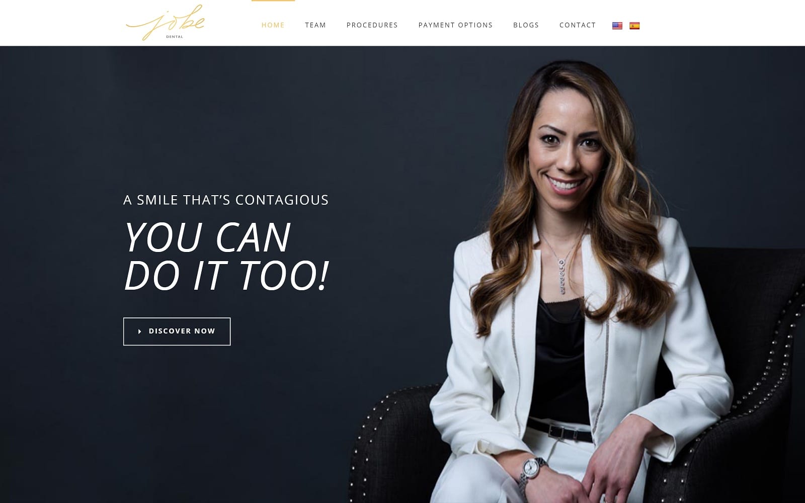 The Screenshot of Jobe Dental jobedental.com Website