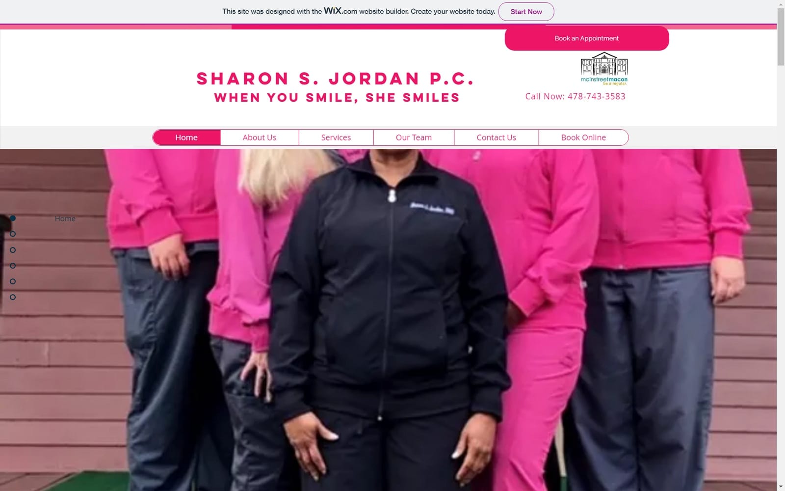 The Screenshot of Jordan Sharon S DMD jordandmd.com Website