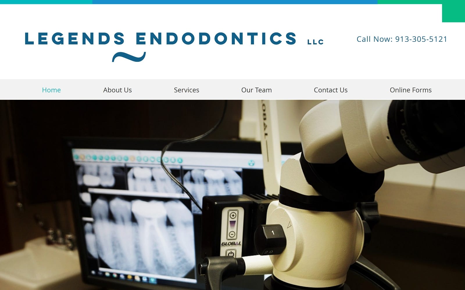 The Screenshot of Legends Endodontics legendsendo.com Website
