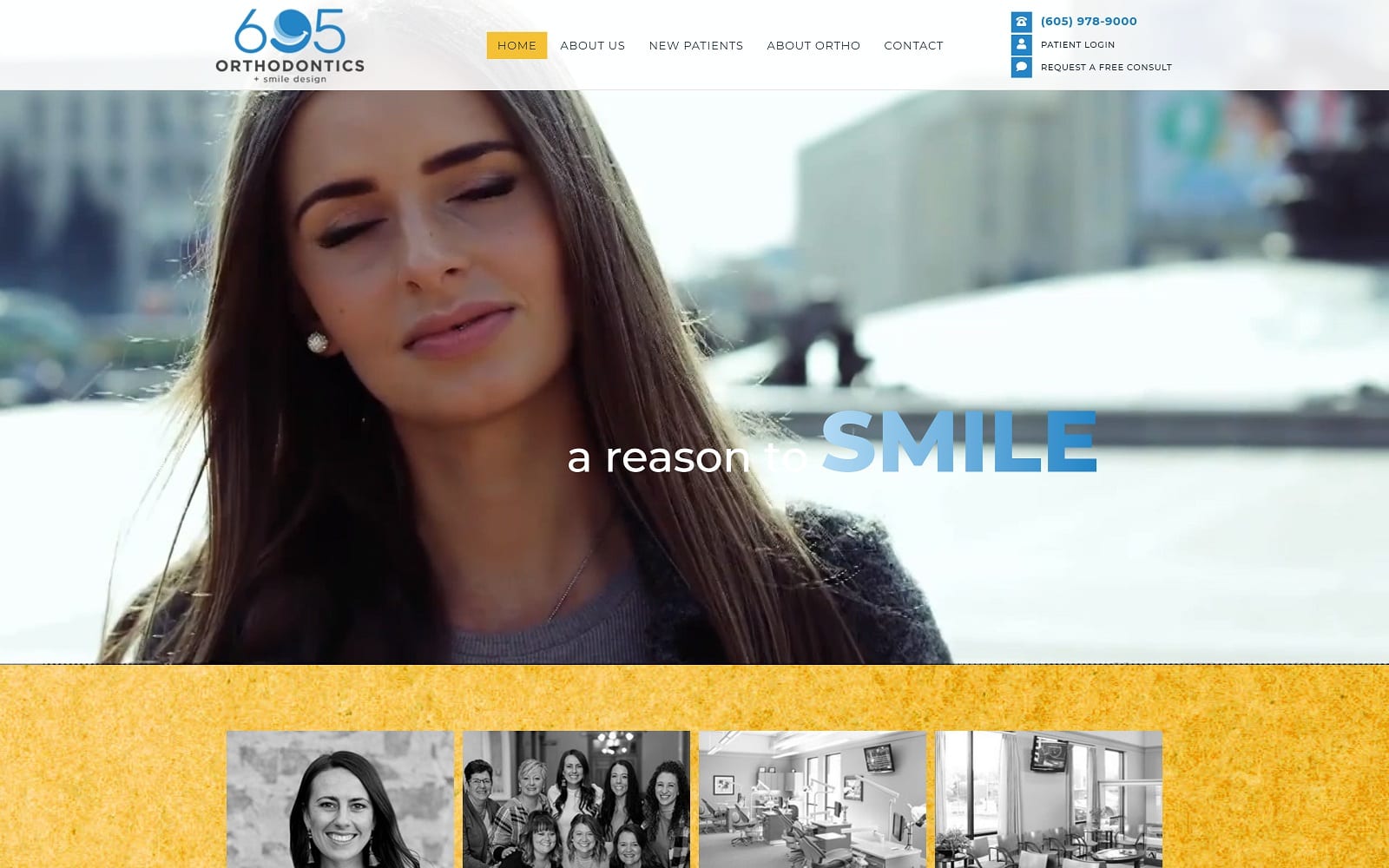 The Screenshot of Wilson Orthodontics wilsonsmiles.com Website