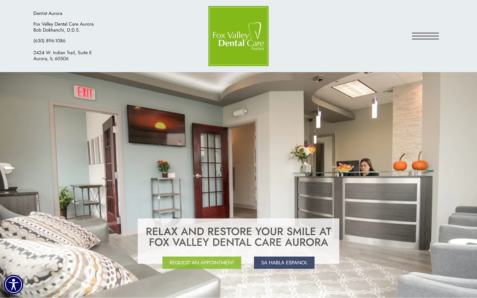 bestdentistaurora.com screenshot