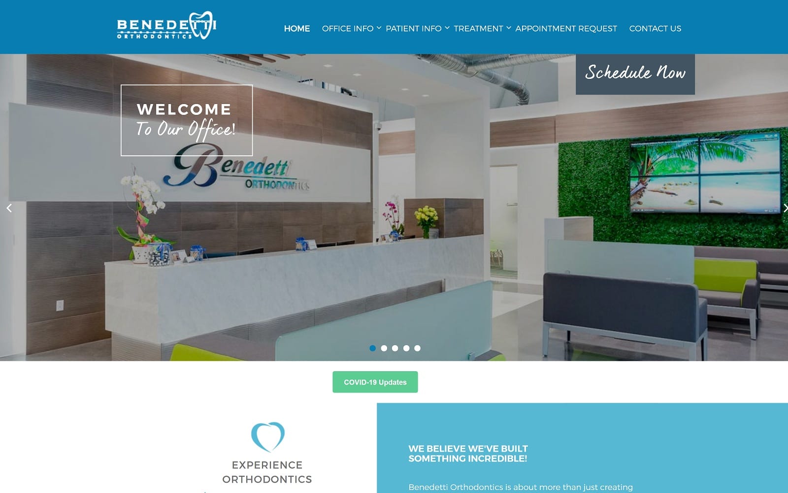 The Screenshot of Benedetti Orthodontics fortlauderdaleortho.com Website