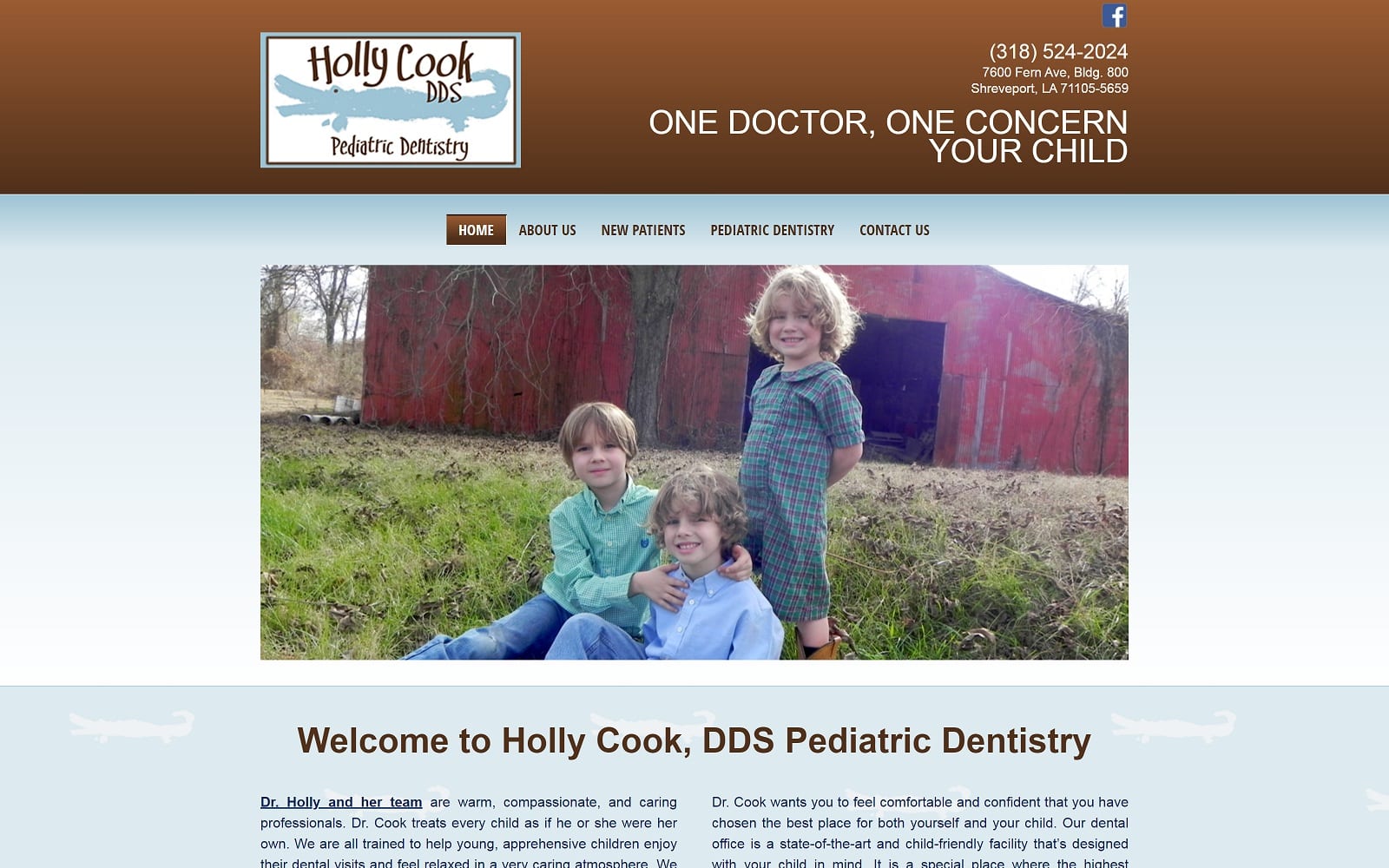 The Screenshot of  Holly Cook, DDS hollycookdds.com Website