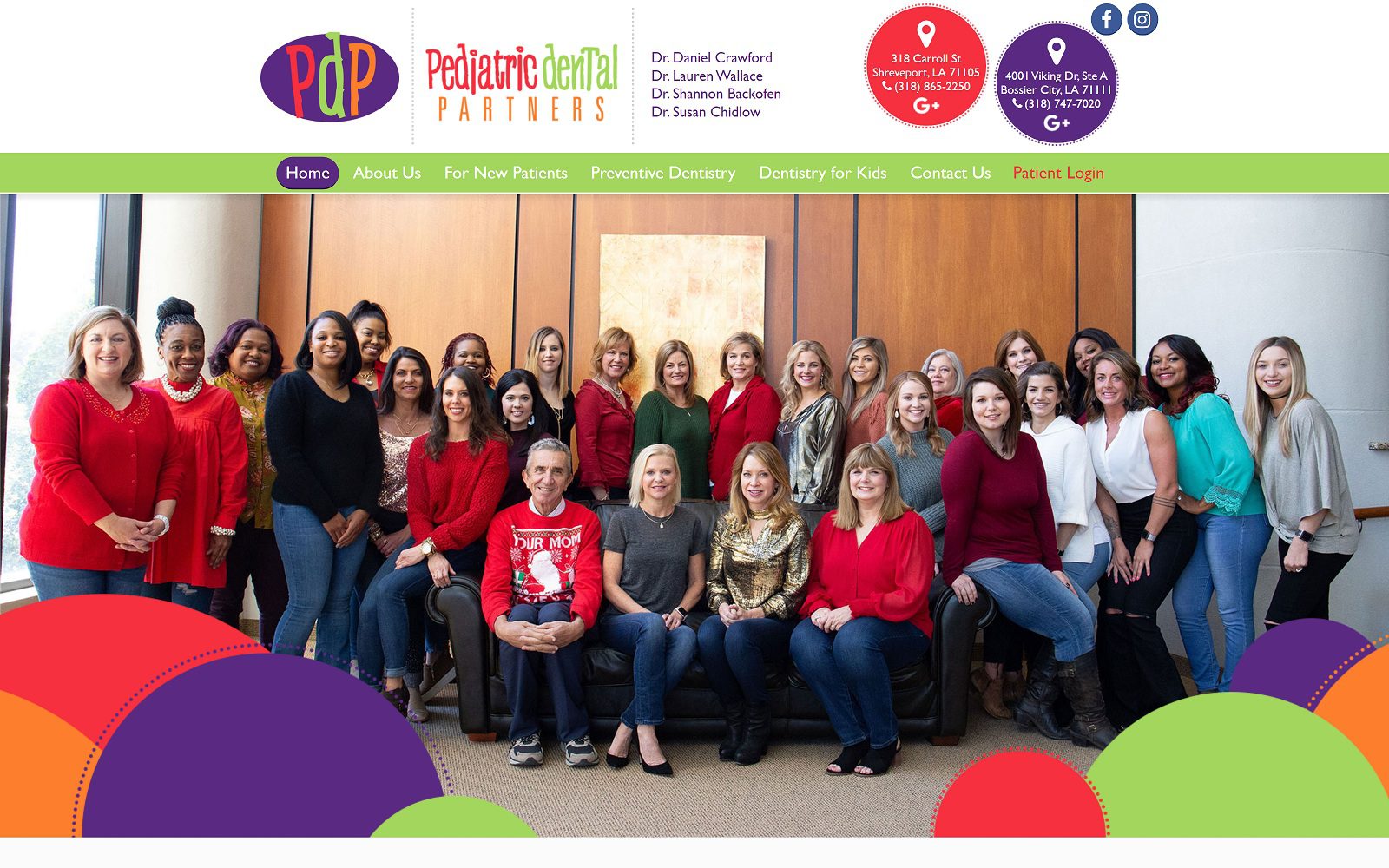 The Screenshot of Pediatric Dental Partners pediatricdentalpartners.com Website