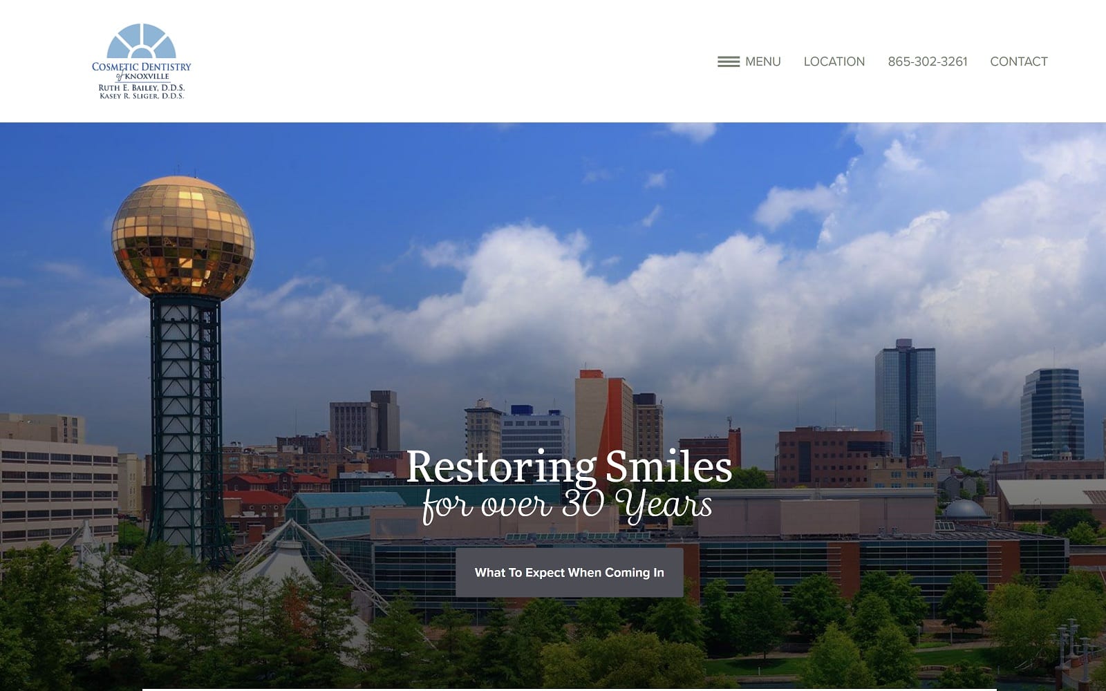 The Screenshot of Ruth E. Bailey D.D.S. ruthbaileydds.com Website