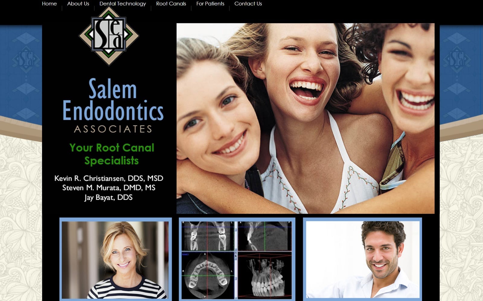 The Screenshot of Salem Endodontic Associates salemrootcanal.com Website