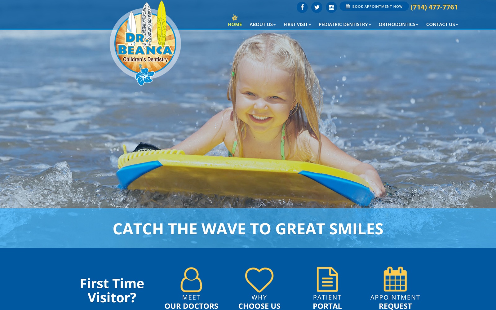 The Screenshot of Beanca Chu, DDS, APC byebyesugarbugs.com Website