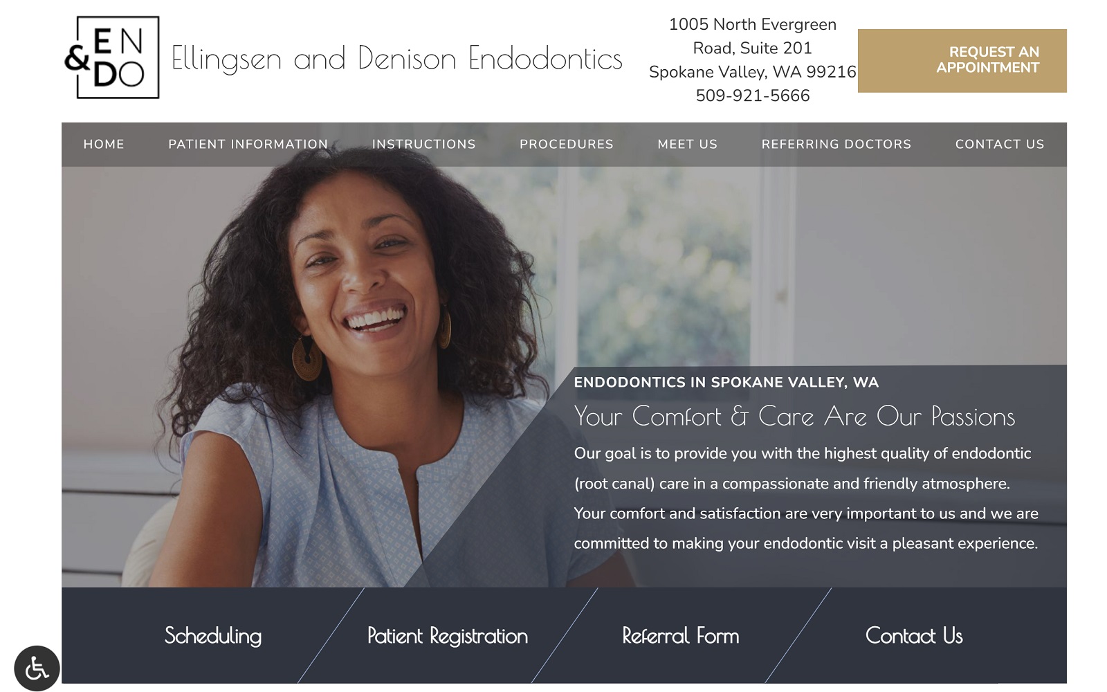 ellingsenendo.com screenshot