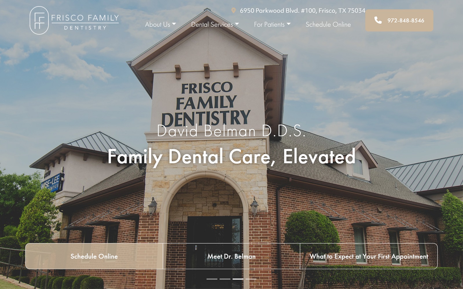 friscofamilydentistry.com screenshot