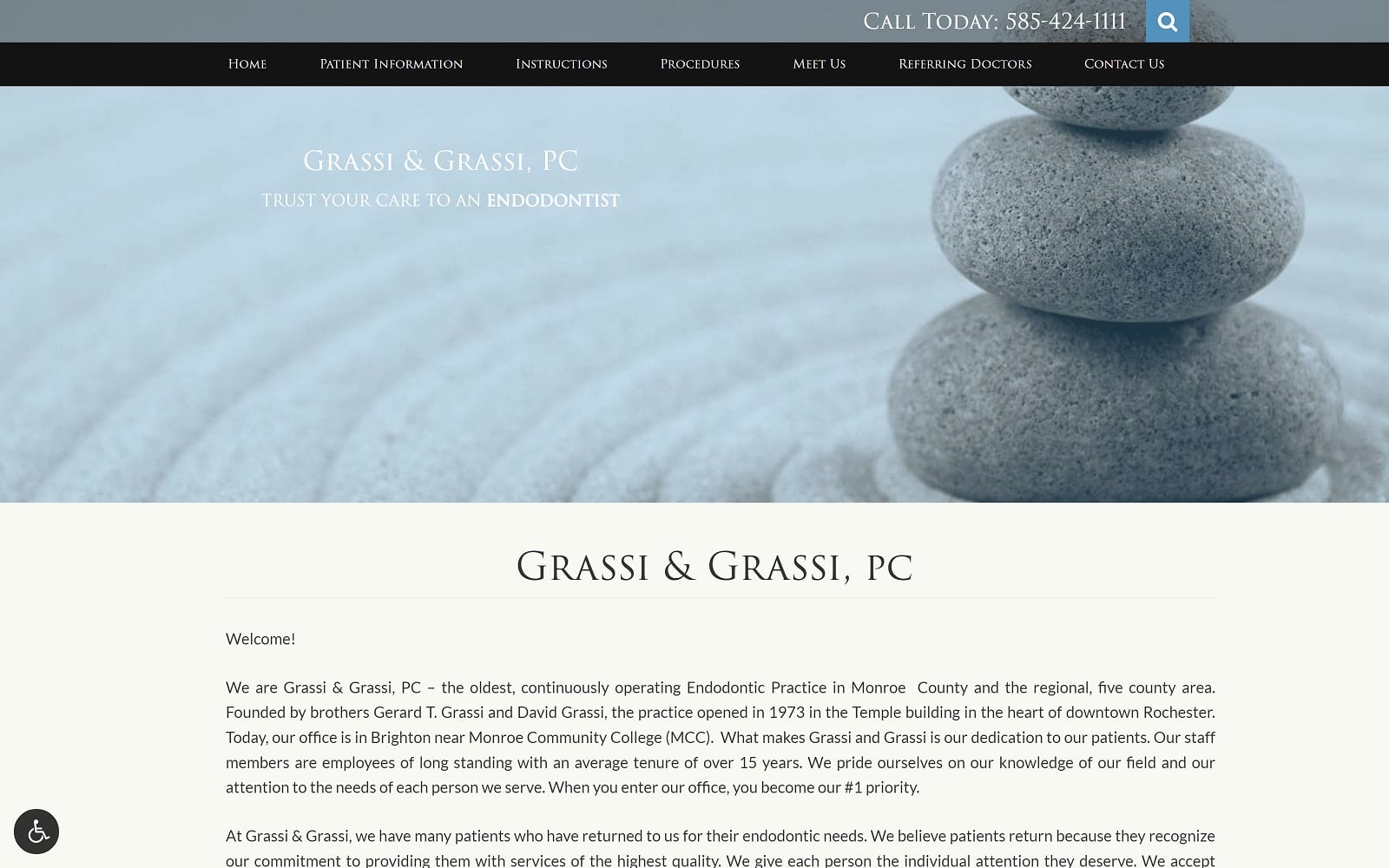 The Screenshot of Grassi & Grassi, PC grassiandgrassi.com Website