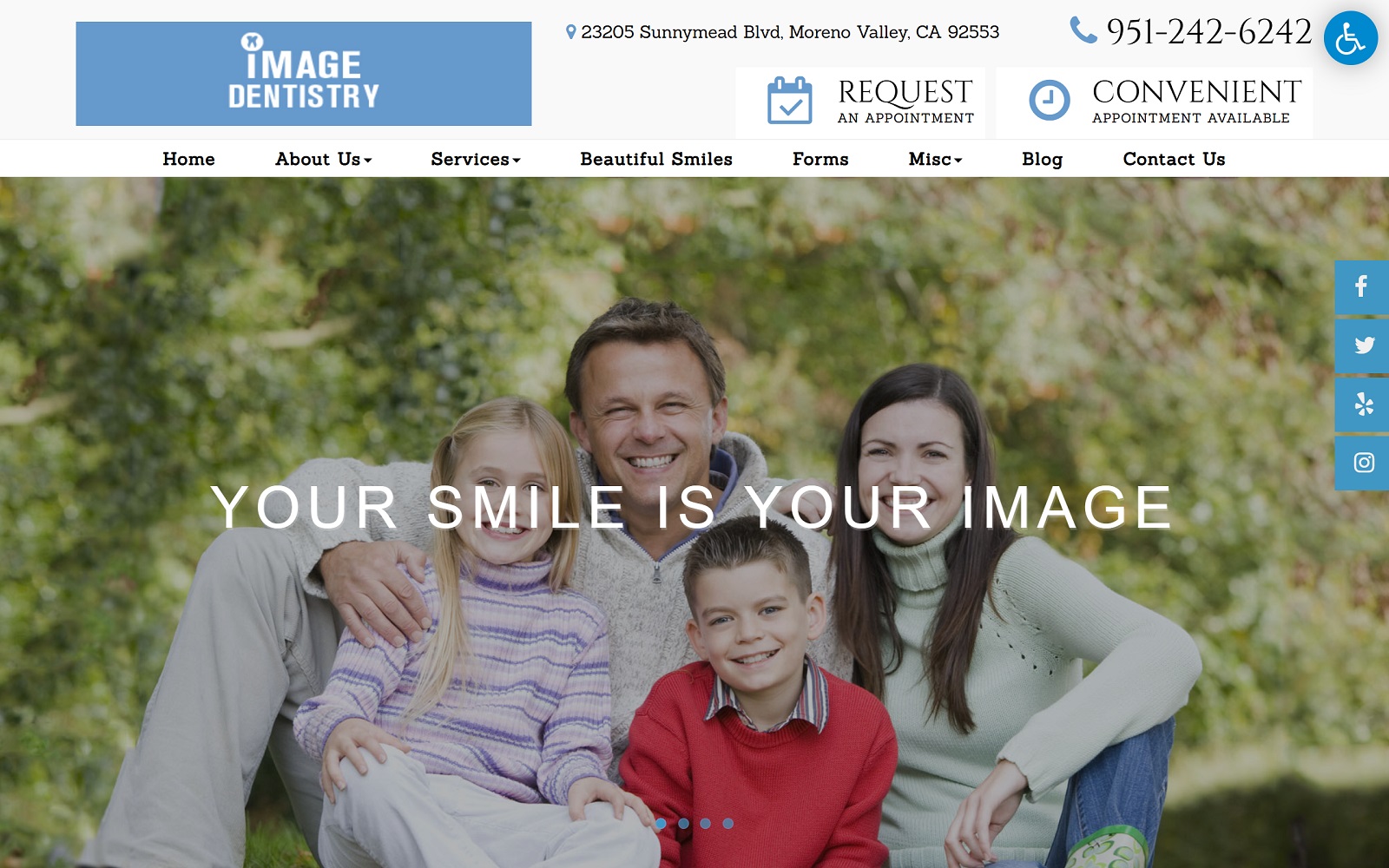 imagedentistryca.com screenshot