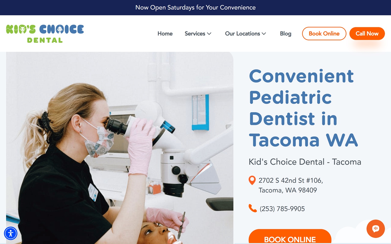 kidschoice-dental.com_north-tacoma screenshot