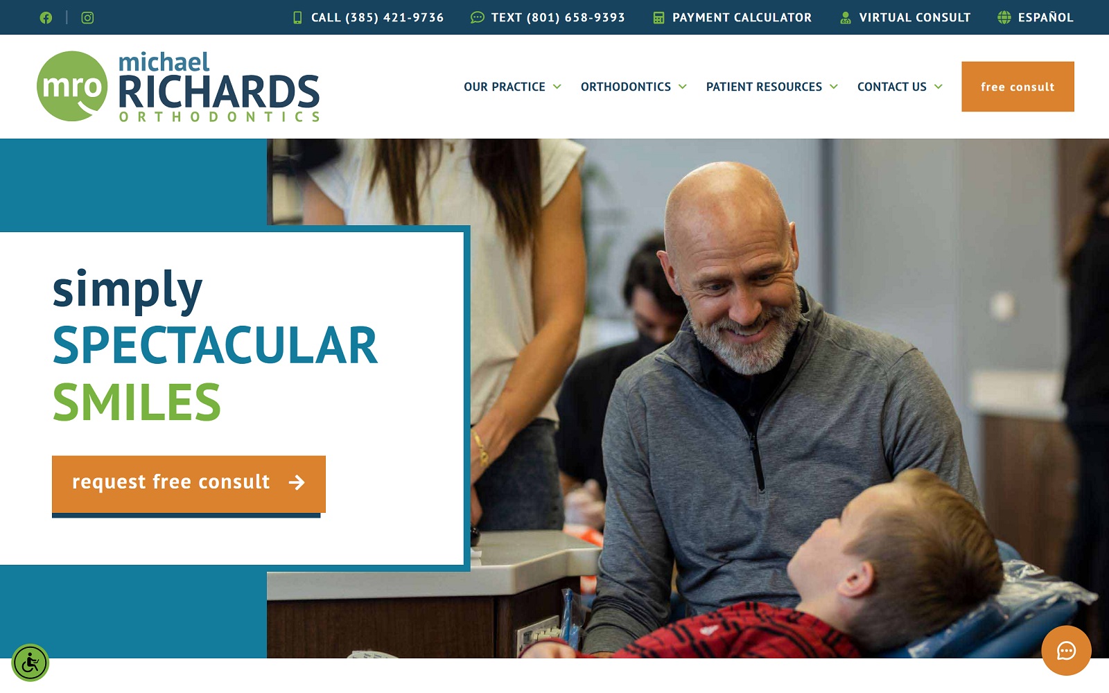 michaelrichardsorthodontics.com screenshot