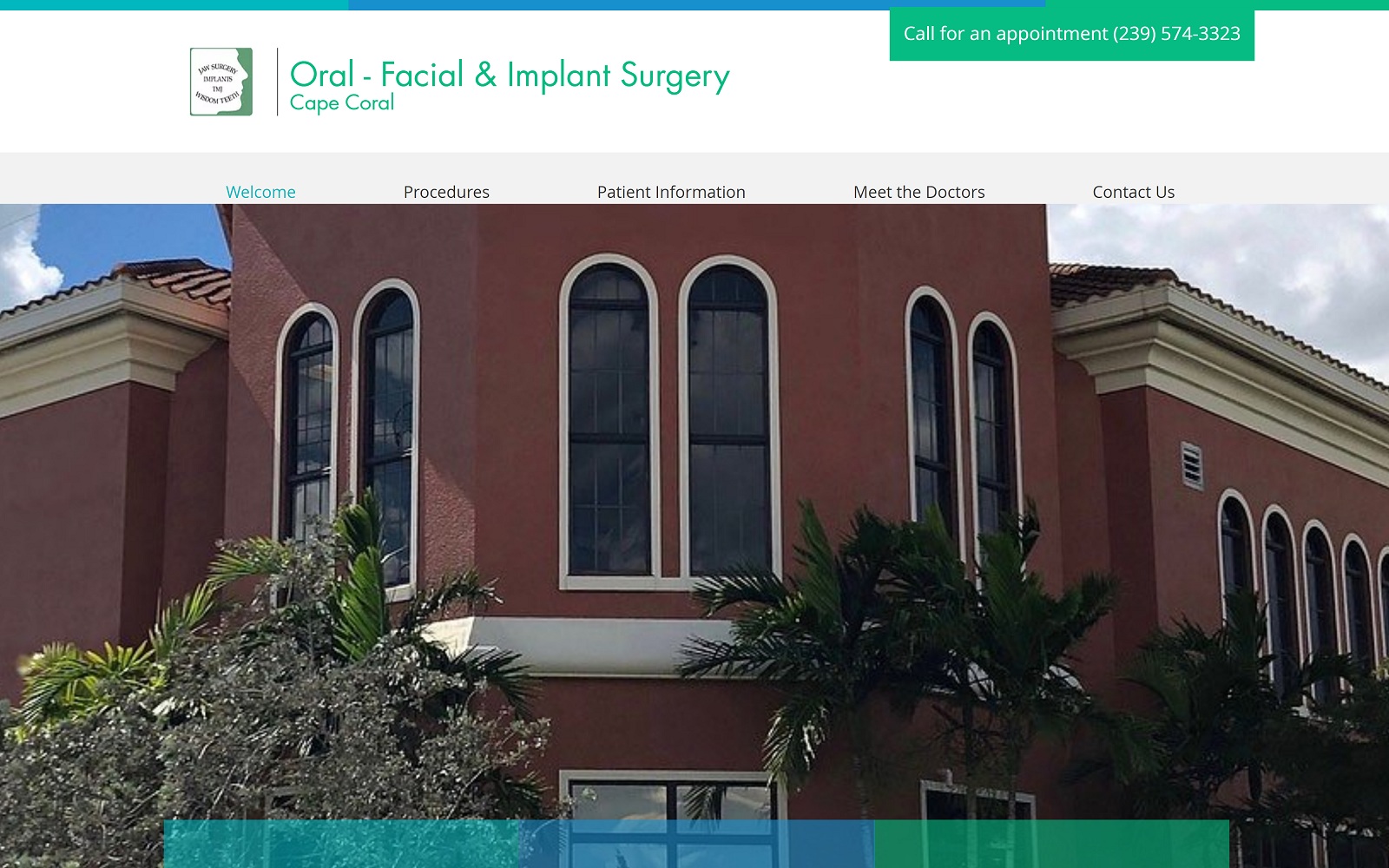 The Screenshot of Oral-Facial & Implant Surgery ofisurgery.com Website