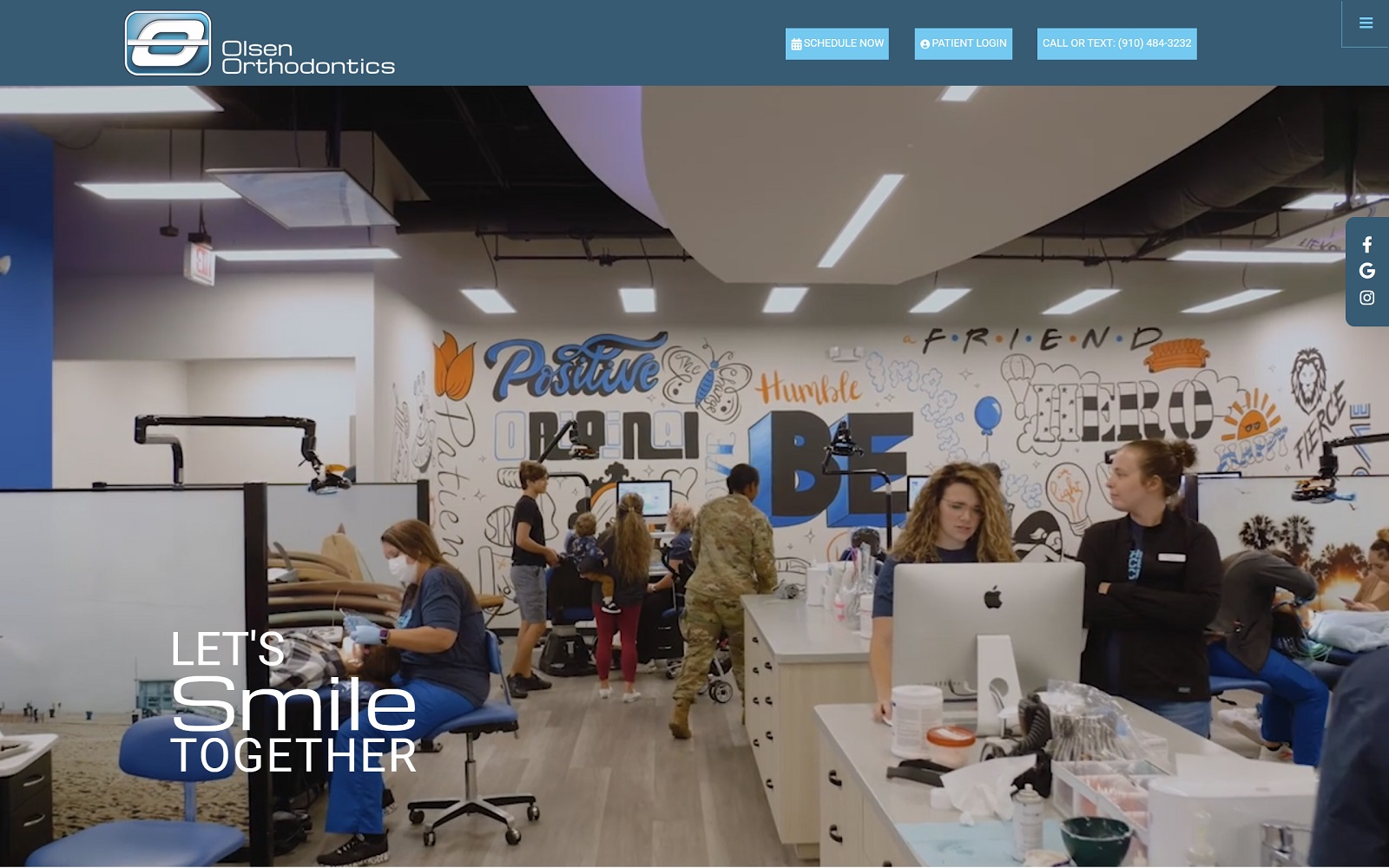 olsenbraces.com screenshot