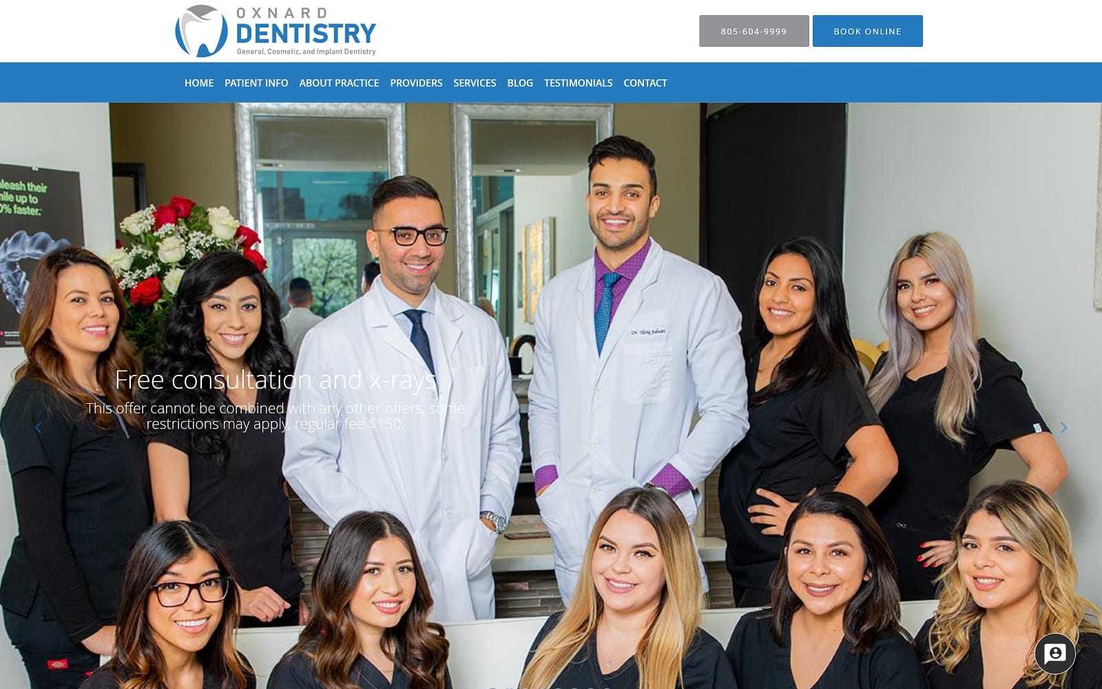 The Screenshot of Oxnard Dentistry oxdentistry.com Dr.Kourosh Keihani Website