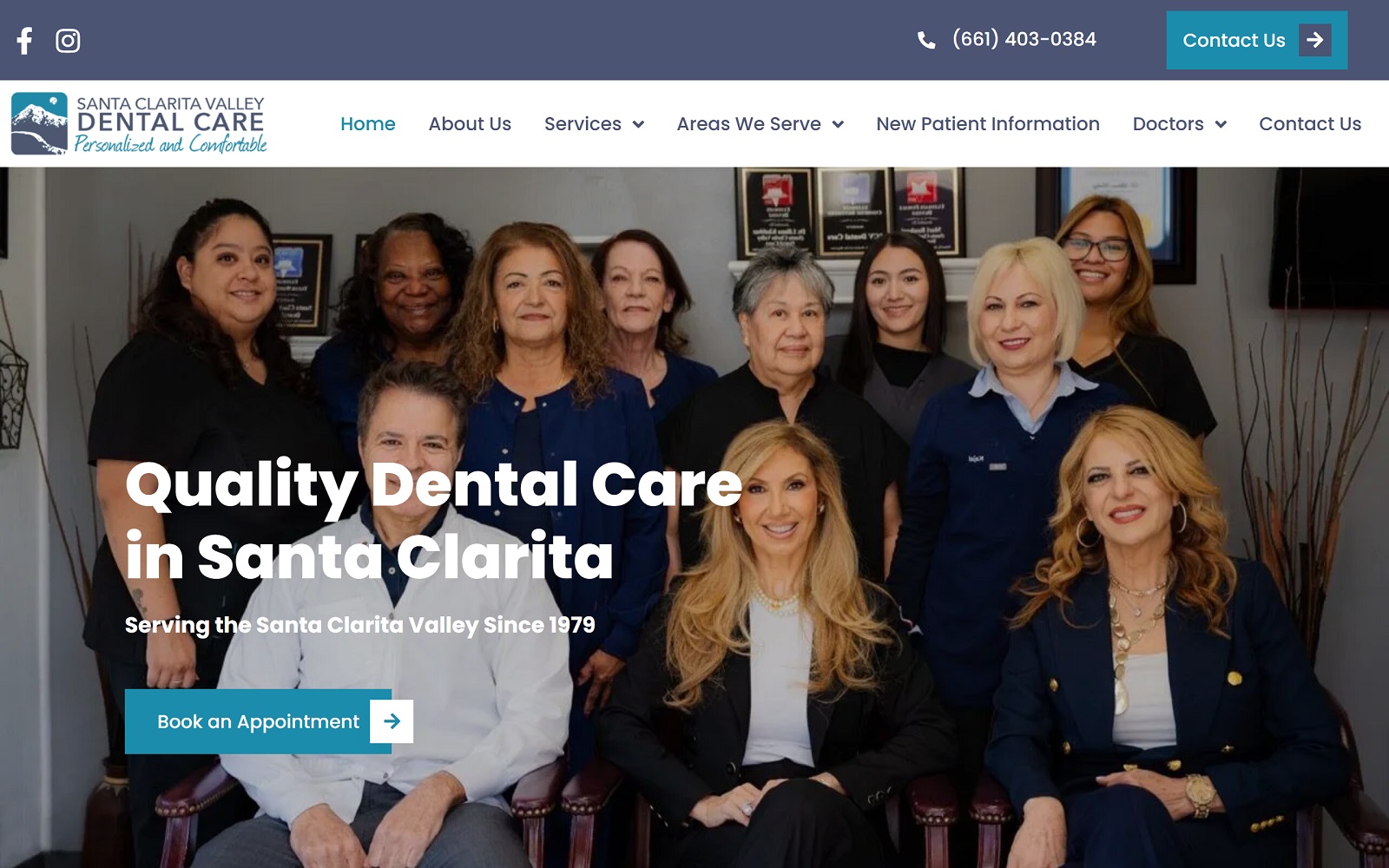 scvdentalcare.com screenshot