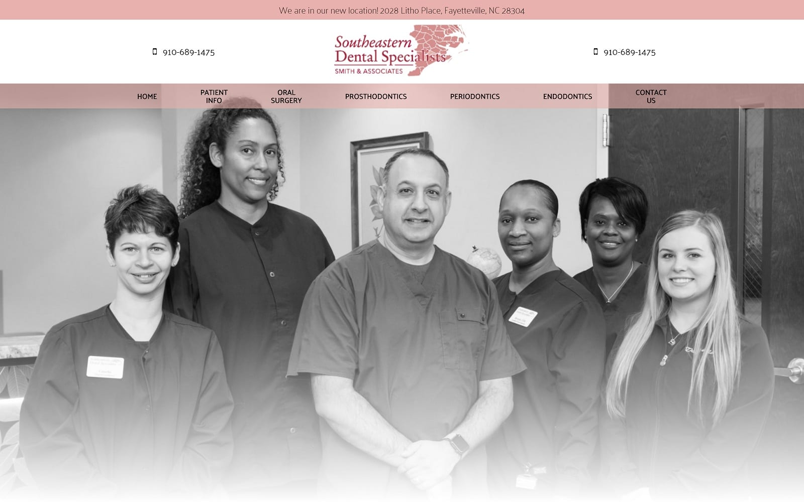 The Screenshot of Southeastern Dental Specialists sedentalspecialists.com Website