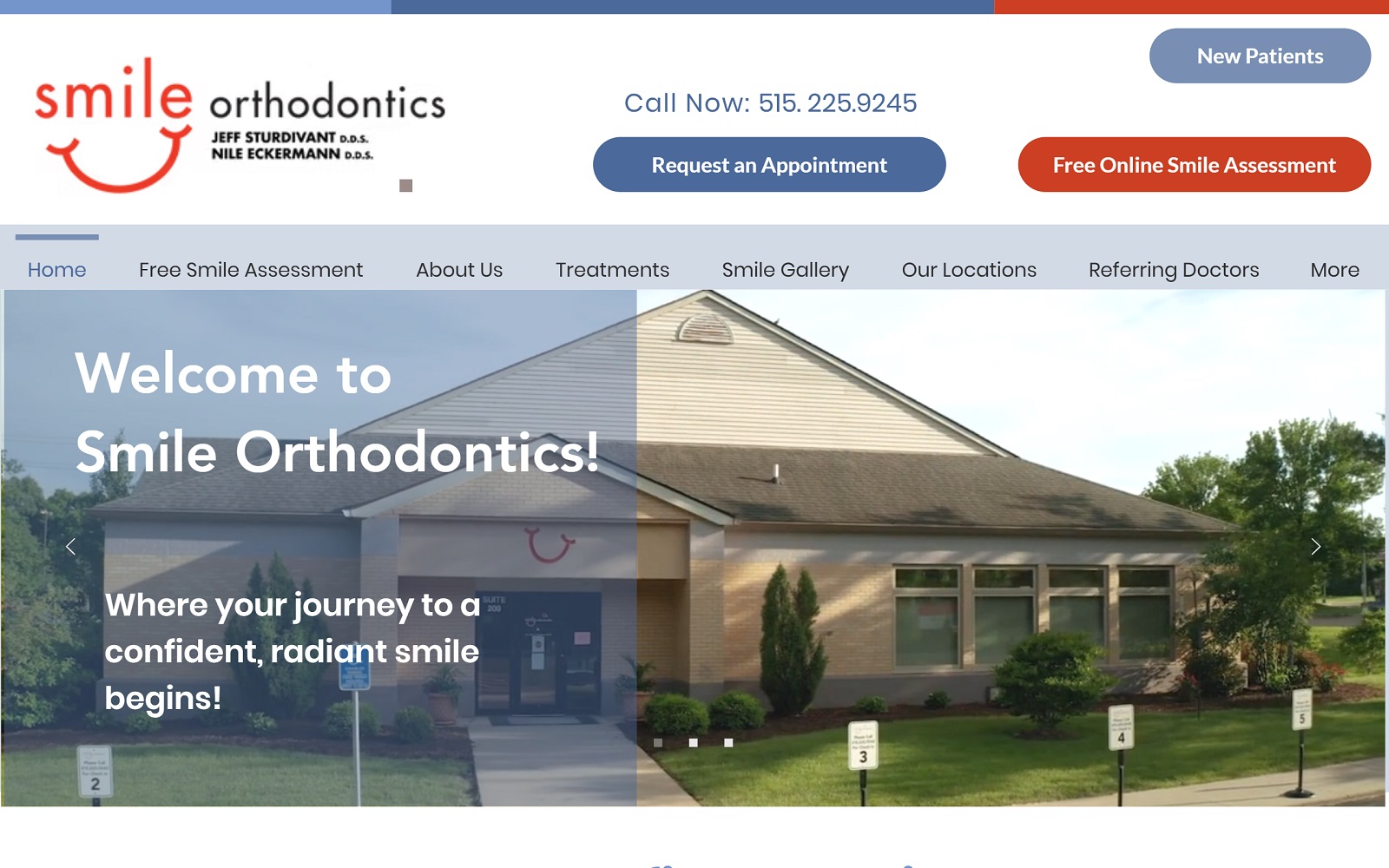 smileorthodontics.com screenshot