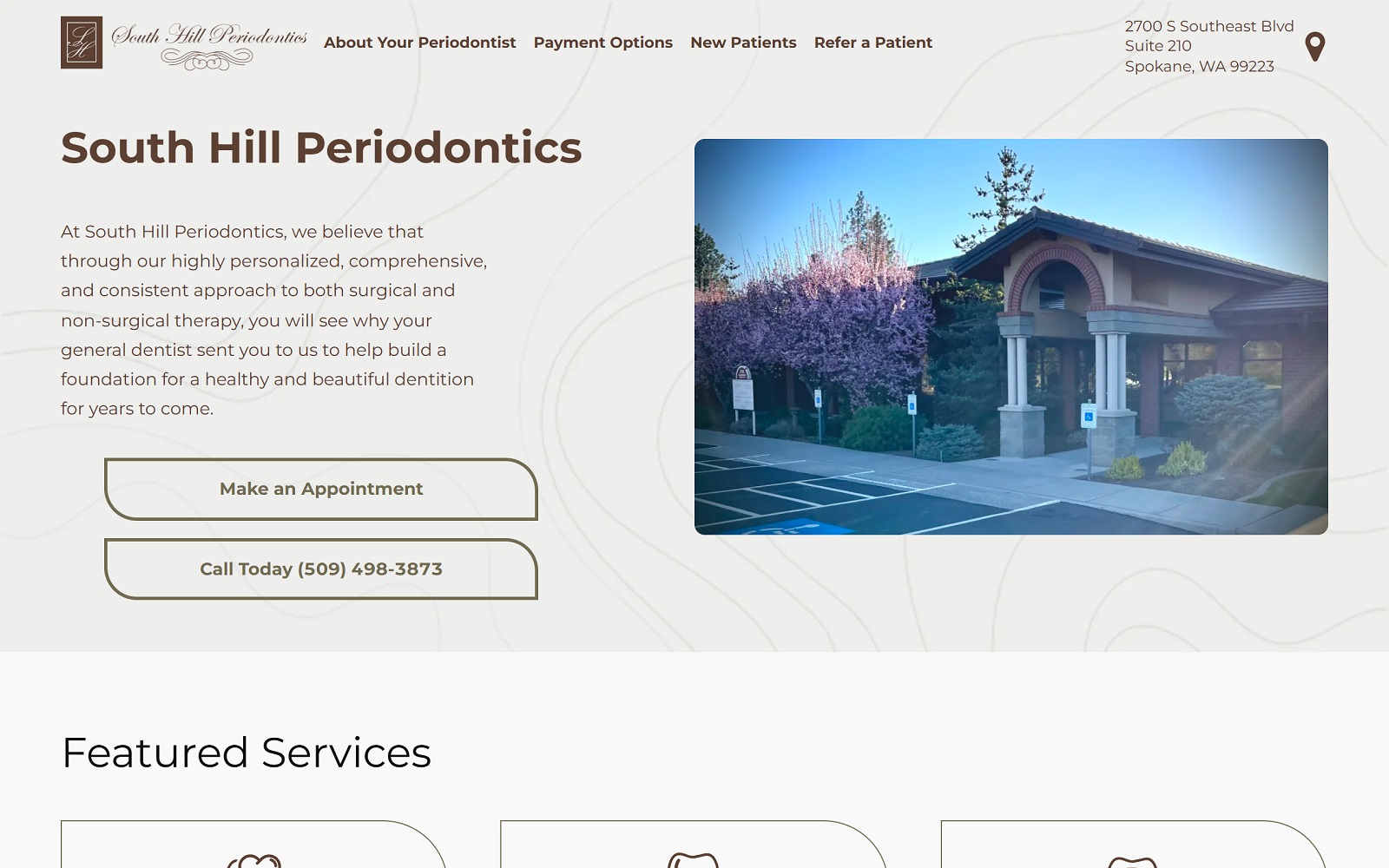 southhillperio.com screenshot