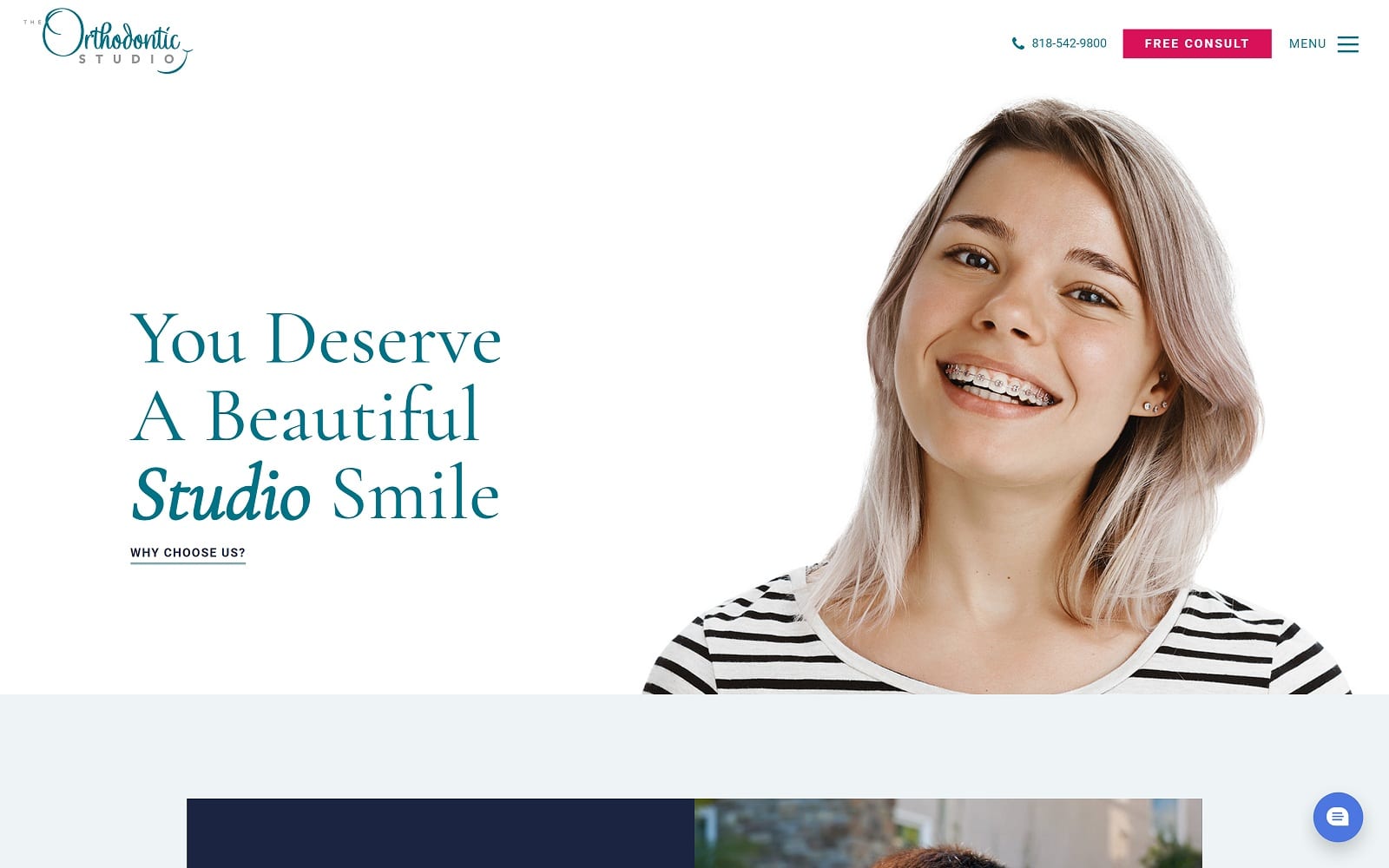 The Screenshot of The Orthodontic Studio theorthostudio.com Dr. Rozheh Babaan Website