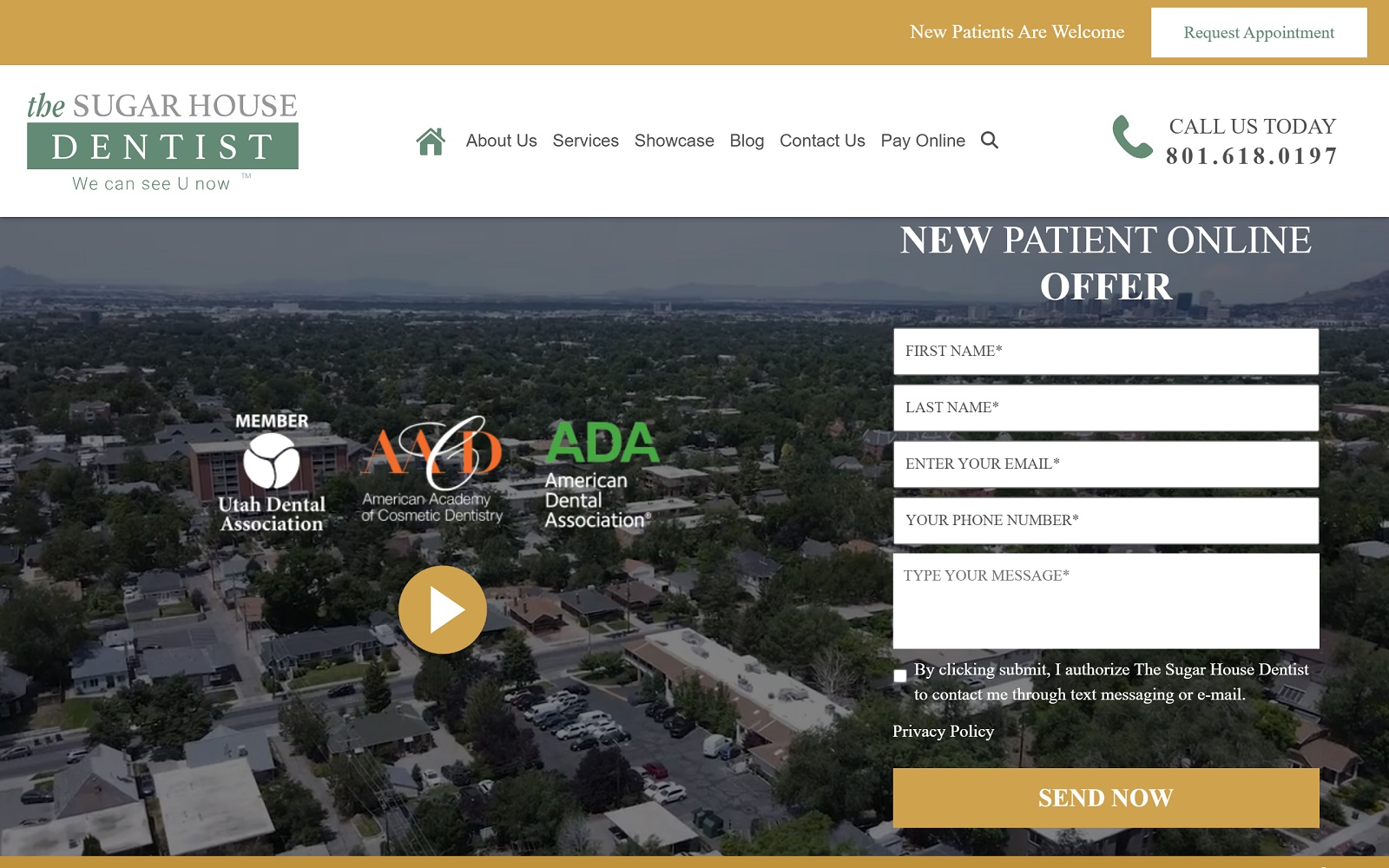 thesugarhousedentist.com screenshot