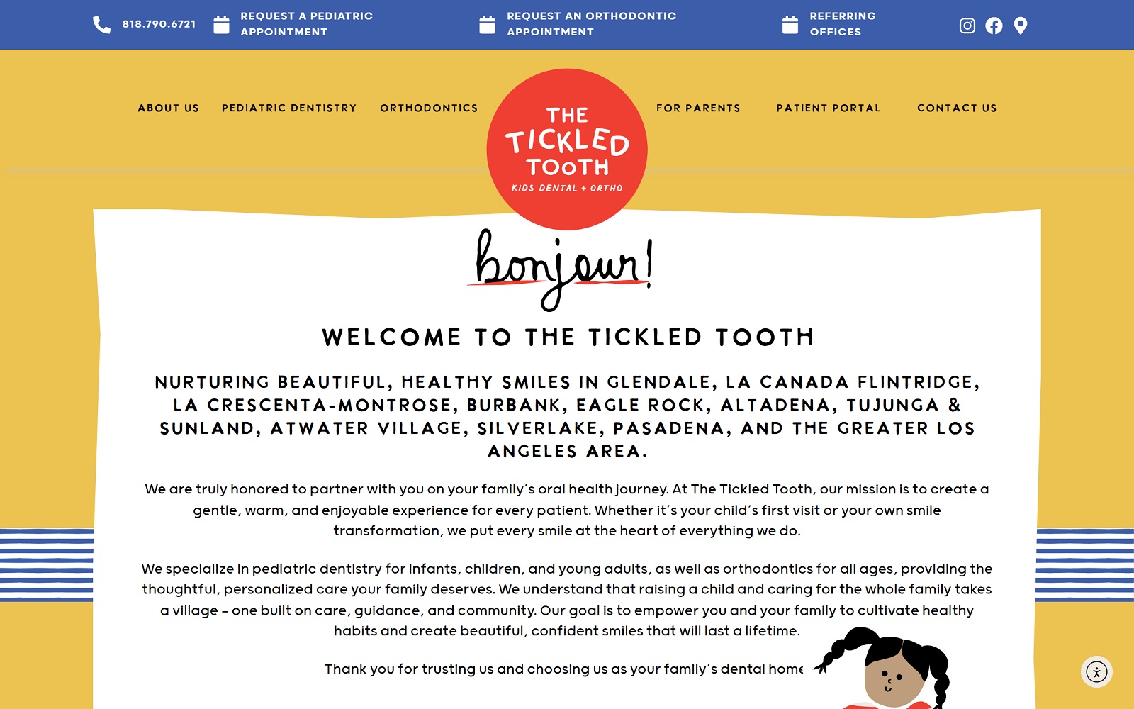thetickledtooth.com screenshot