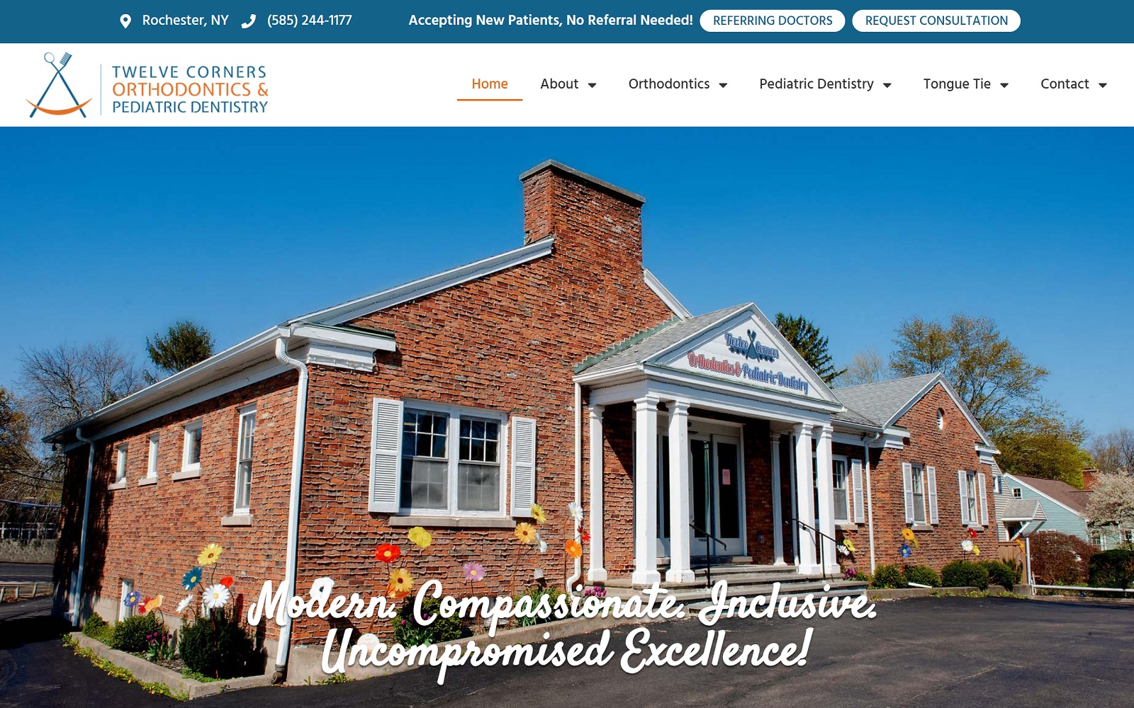 twelvecornersdentistry.com screenshot