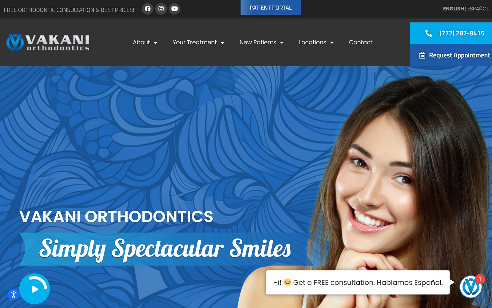 vakaniortho.com screenshot