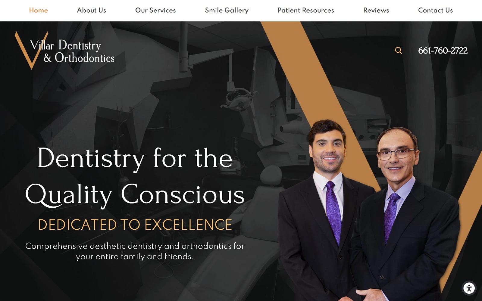 The Screenshot of Villar Dentistry & Orthodontics villardentistry.com Website