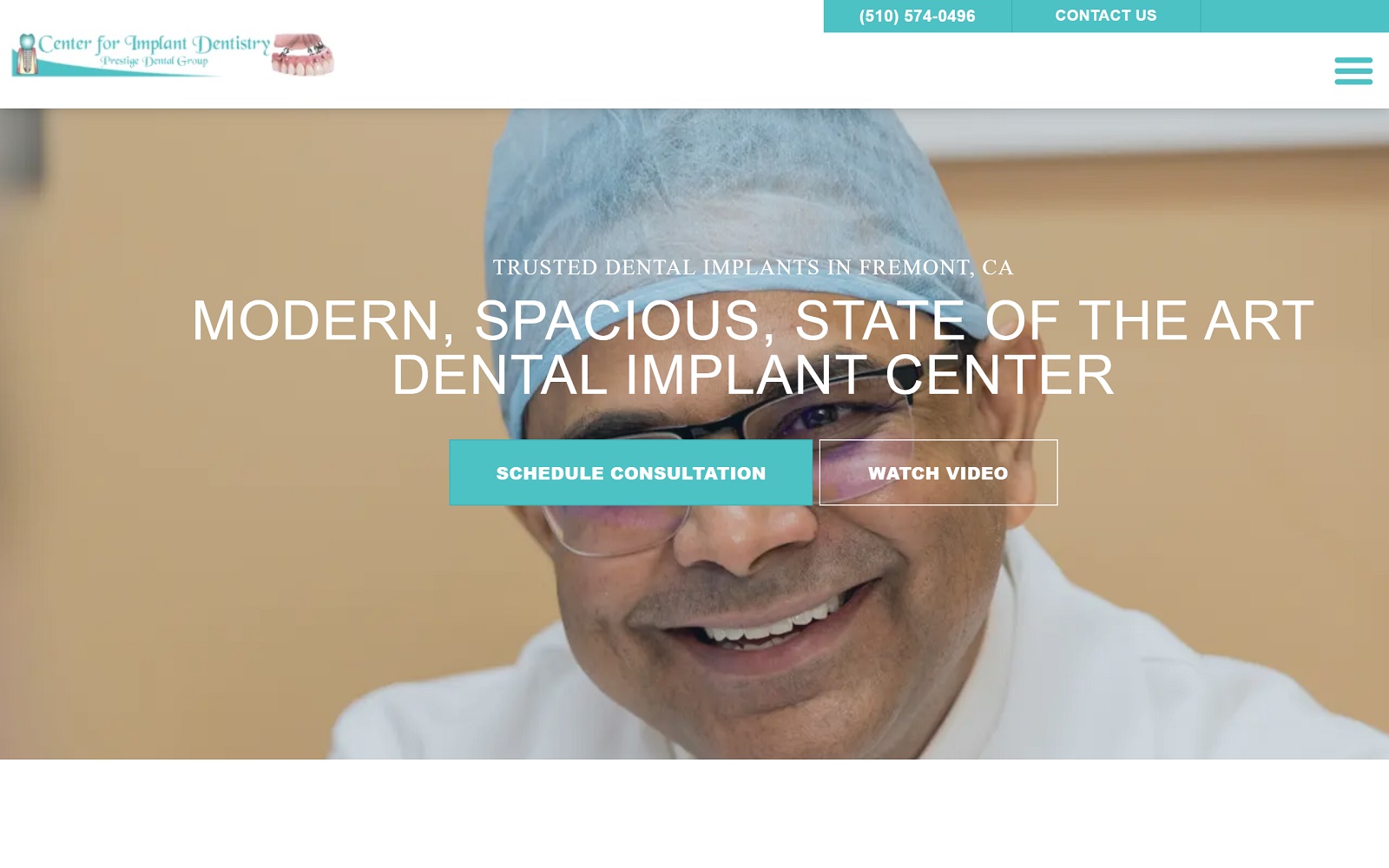 bayareaimplantdentistry.com screenshot