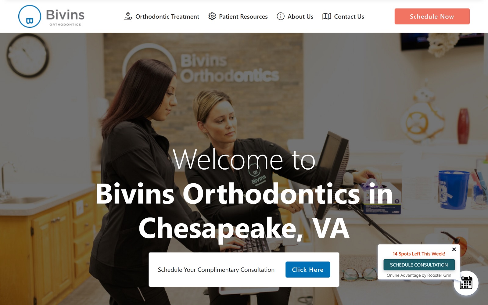 bivinsorthodontics.com screenshot